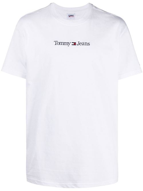 T shirt uomo con logo ricamato TOMMY Jeans | DM0DM14984YBR